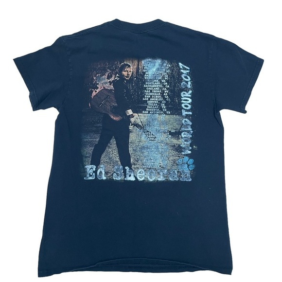 Ed Sheeran 2017 Tour band tee black unisex size small - Picture 2 of 6